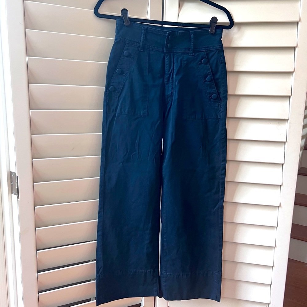 DL WOMENS SAILOR STYLE CROP PANTS